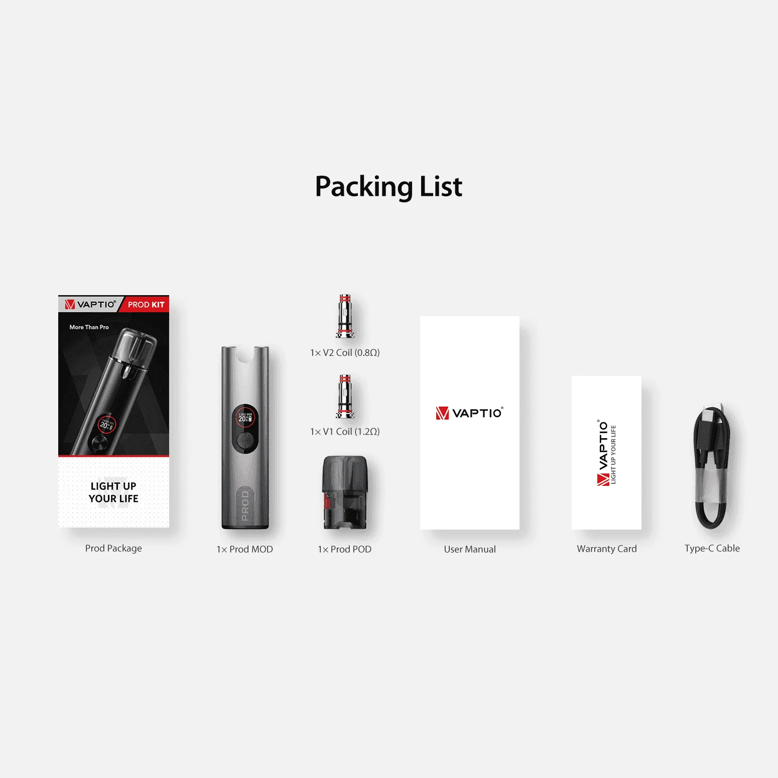 帕拉德一代Vaptio prod  pod kit自由派電子煙主機