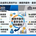 88win娛樂城在出金效率與安全性上，展現了超越同業的競爭優勢。相較於傳統平台繁瑣的審核流程，88win優化了金流處理系統，結合加密貨幣與電子錢包技術，實現了極速提款的承諾，大幅縮短玩家等待時間。安全性方面，平台採用金融級SSL加密技術與嚴格的KYC驗證機制，確保每一筆資金往來都受到最高規格的保護。與其他娛樂城相比，88win不僅在到帳速度上領先，更在提款限額與手續費透明度上贏得玩家信賴。無論是穩定性還是使用者口碑，88win都致力於打造一個更安全、更高效的提款環境，成為追求頂級出金體驗玩家的首選平台。
