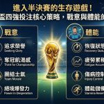 世界盃四強投注核心策略，戰意與體能的考驗