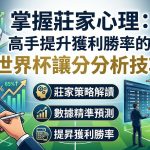 高手提升獲利勝率的世界杯讓分分析技巧